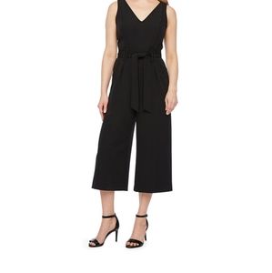 NWT Worthington Sleeveless Belted Jumpsuit